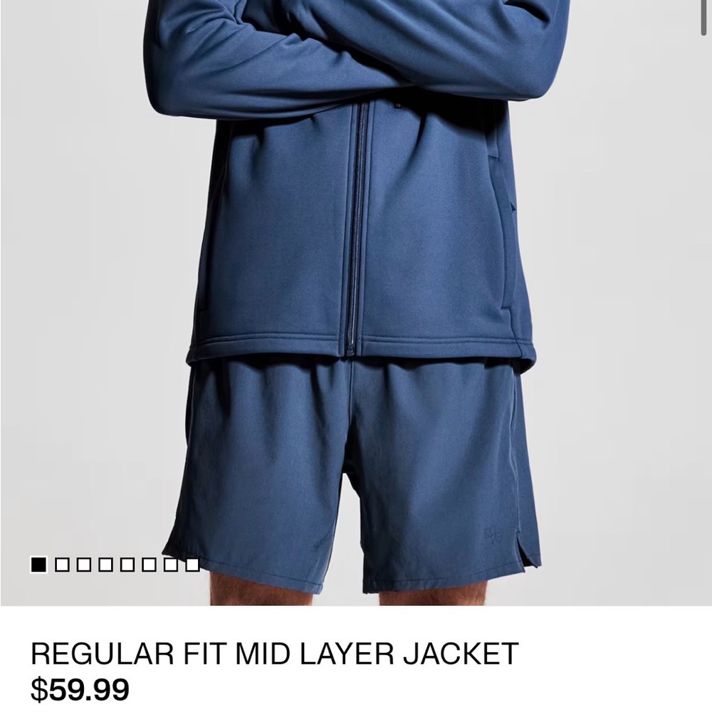 H&M Blue Performance Jacket - Picture 3 of 3